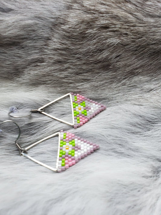 Spring Triangle Earrings