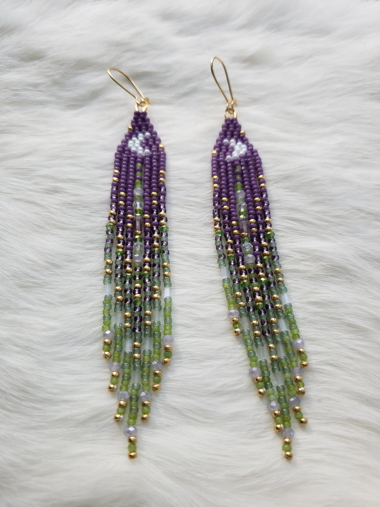 Moon Fringe Earrings