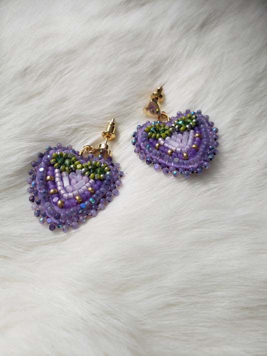 Strawberry Heart Earrings
