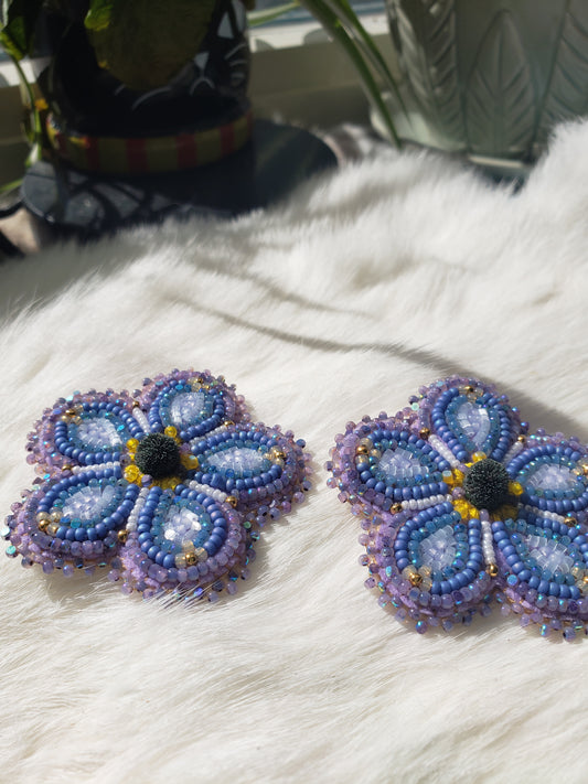 Large Forget-Me-Not Earrings