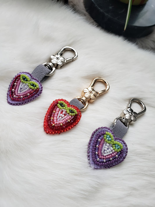 Strawberry Bag Charm