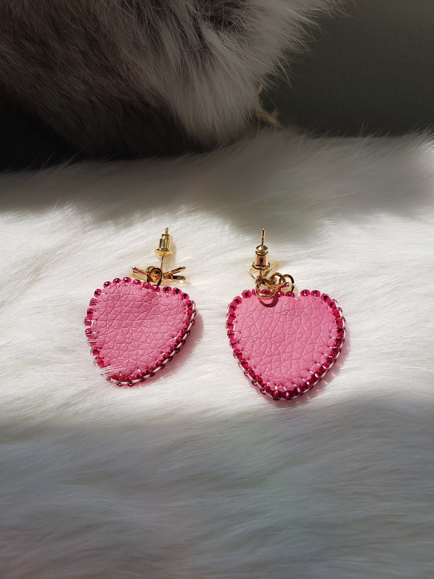 Strawberry Bow Earrings