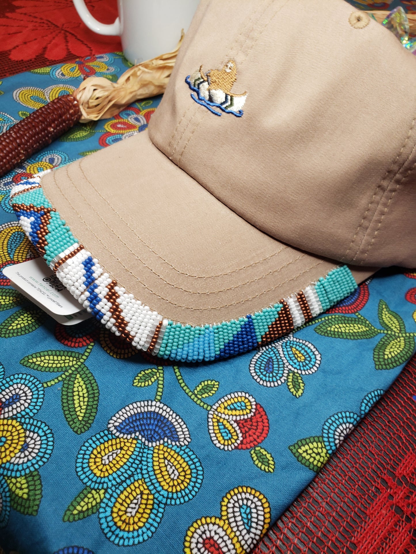 Sasquatch Beaded Hat