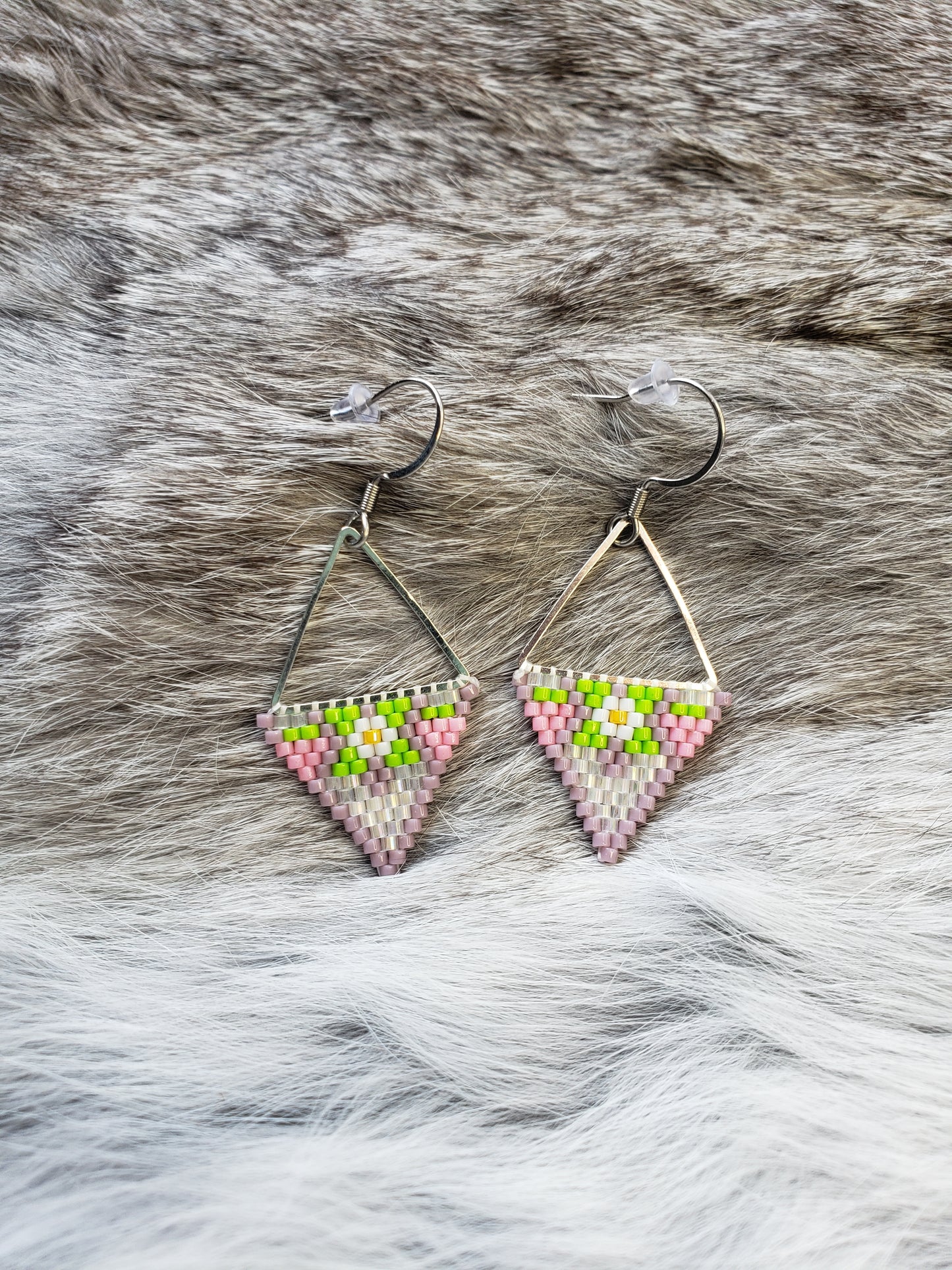 Spring Triangle Earrings