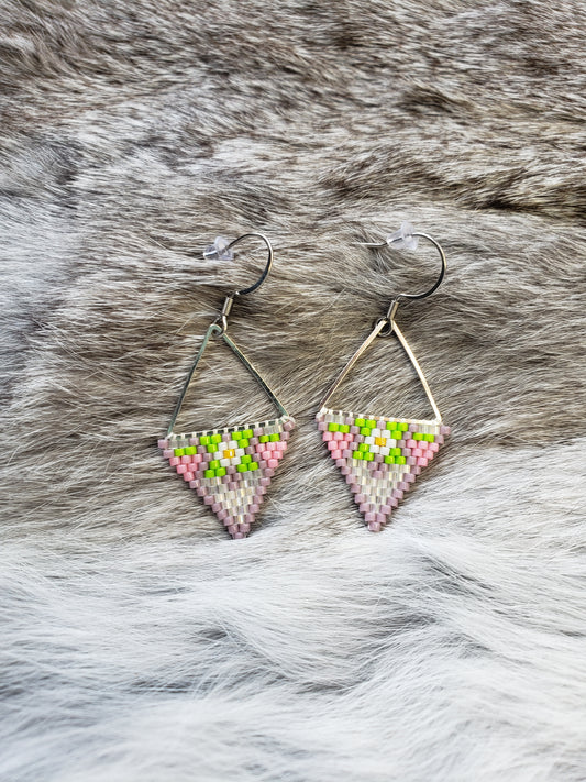 Spring Triangle Earrings