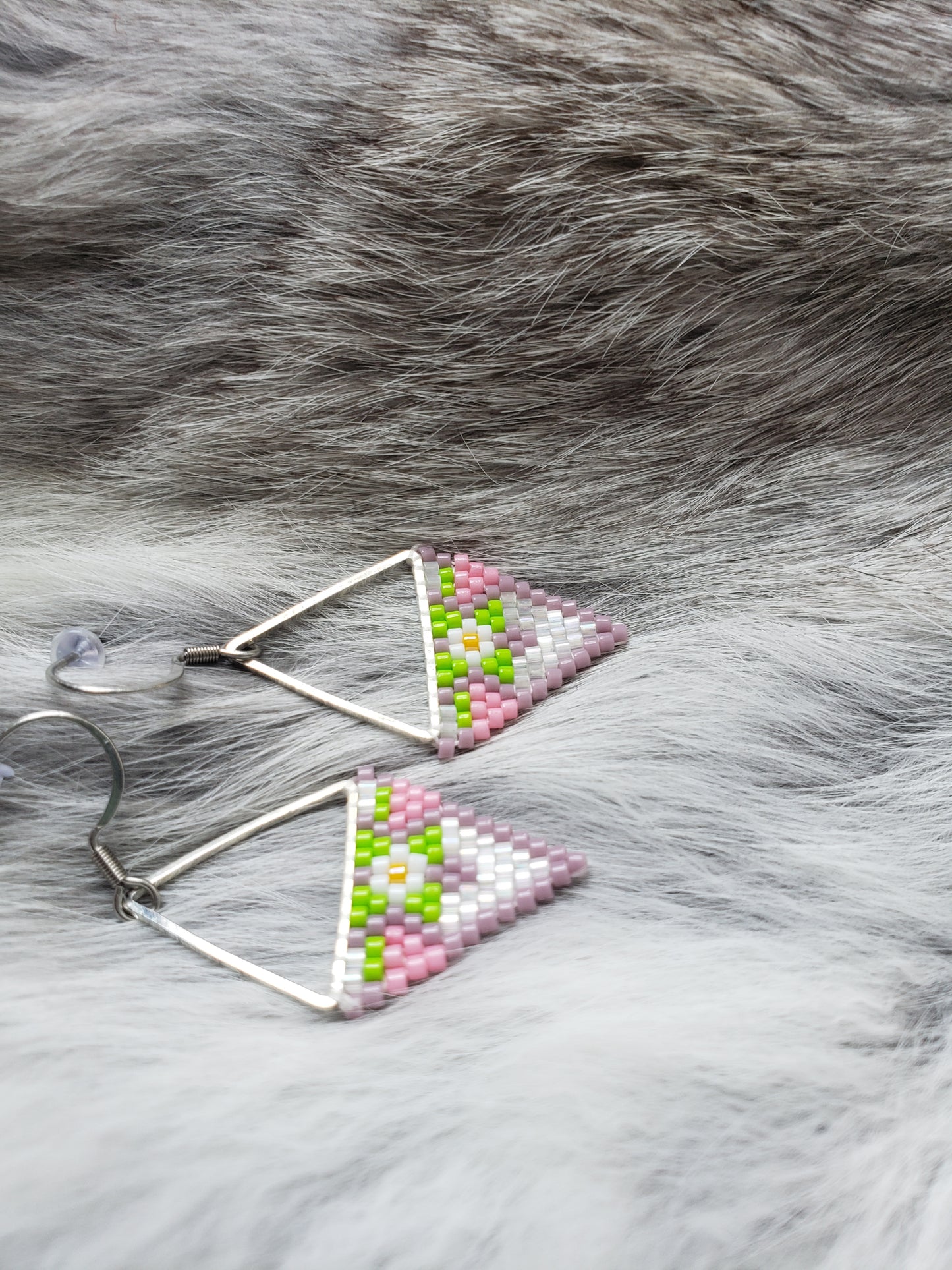 Spring Triangle Earrings