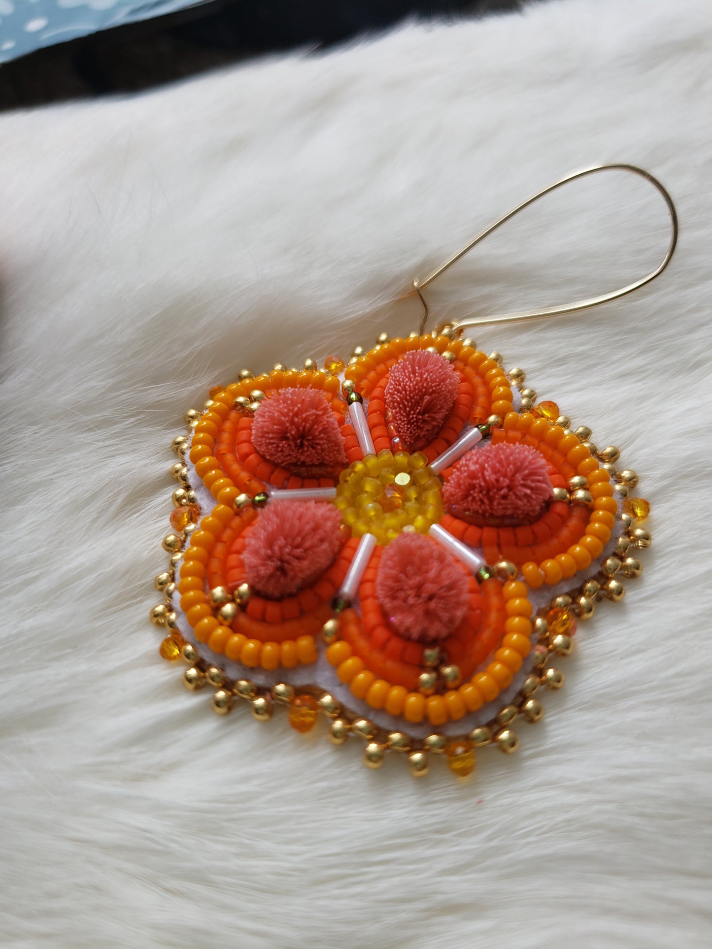 Tufted Orange Flowers