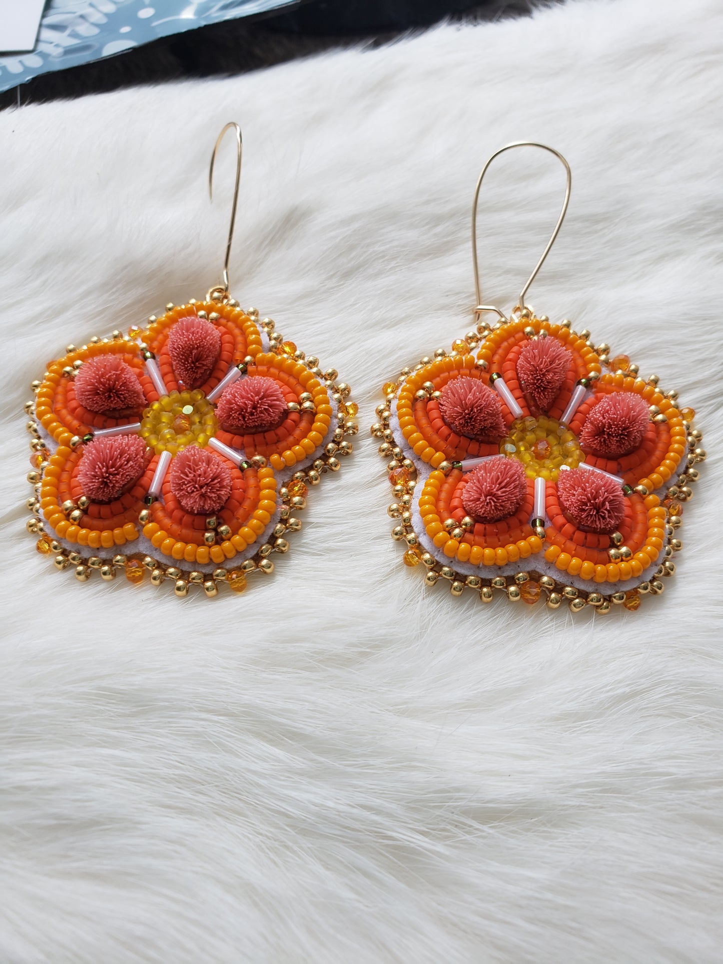 Tufted Orange Flowers