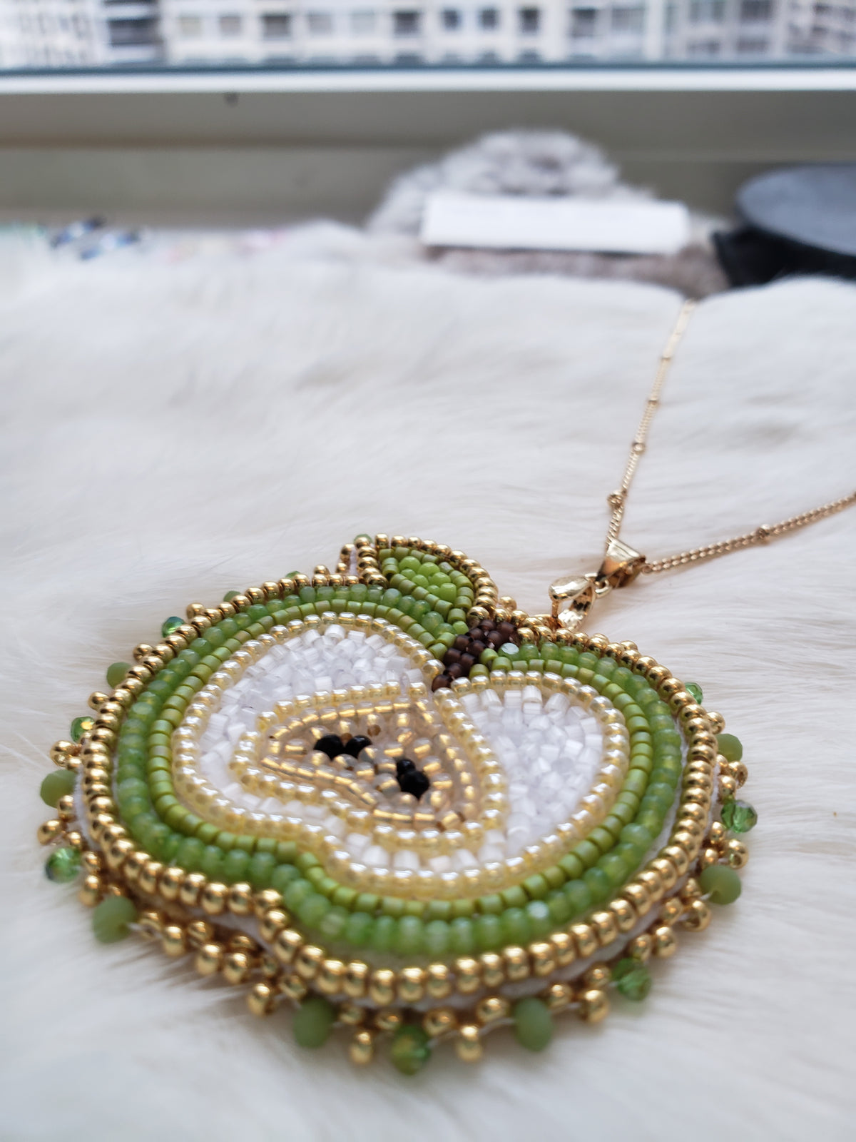 Green Apple Necklace
