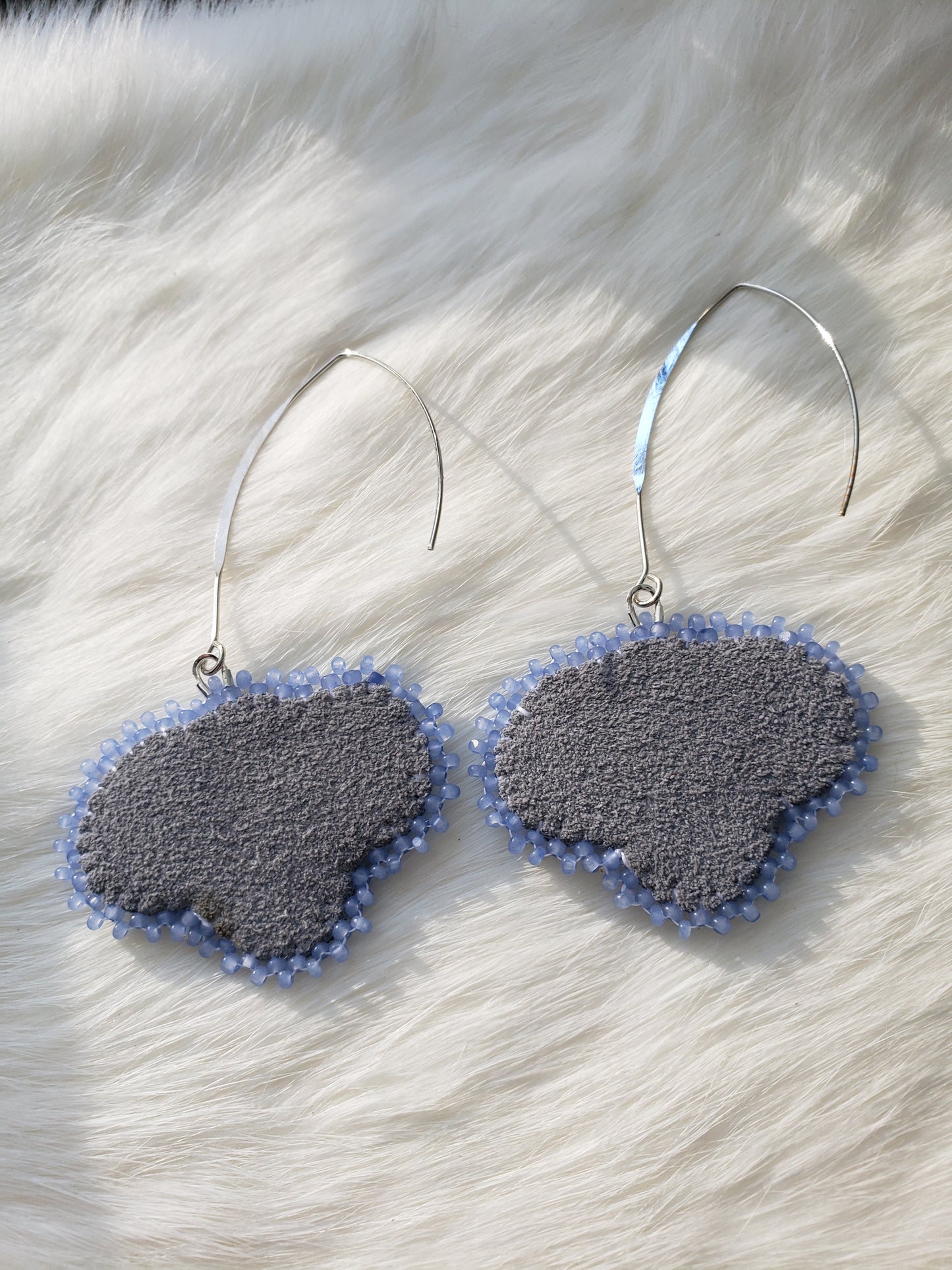Blue Flower Earrings