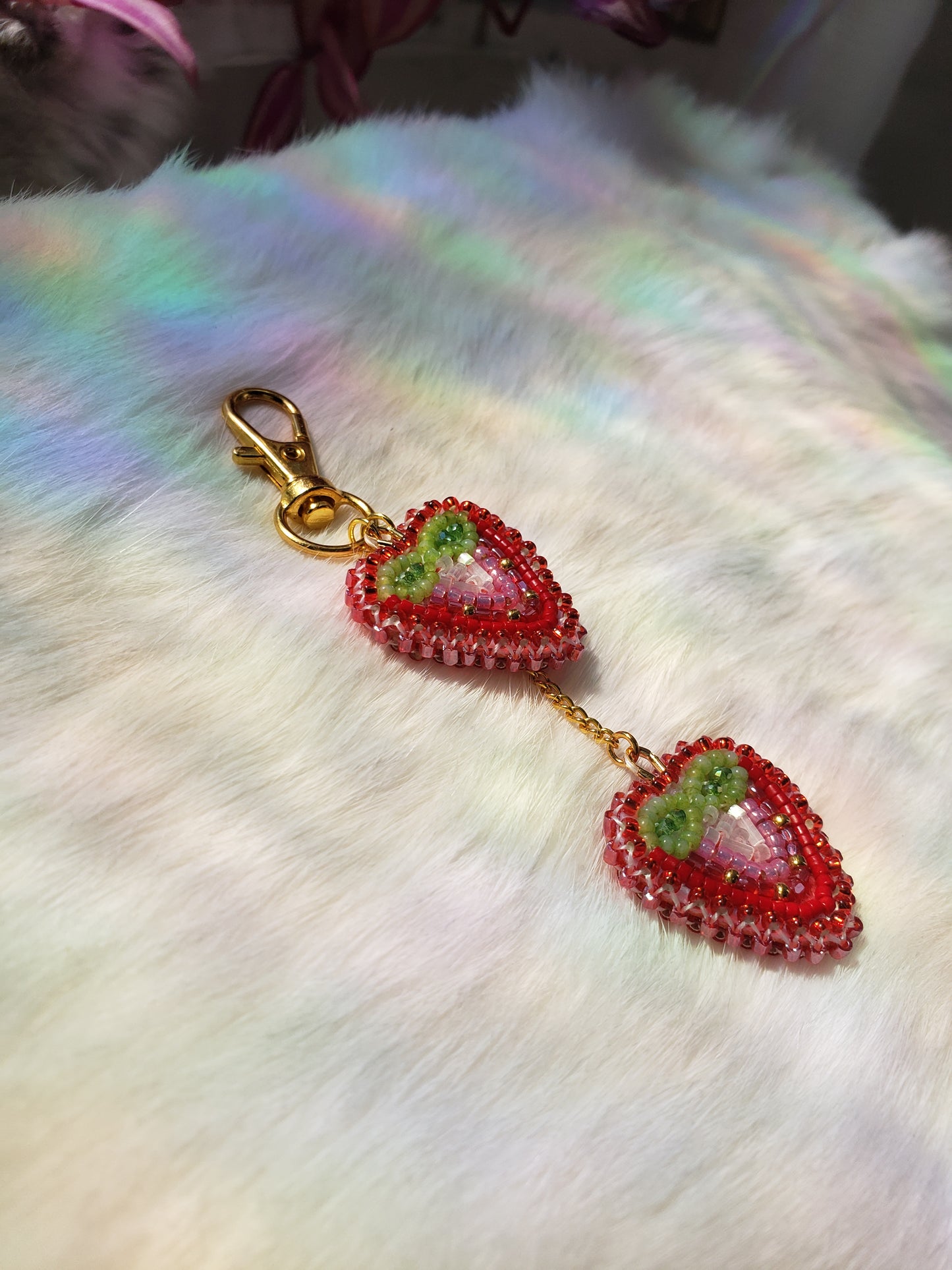 Strawberry Bag Charm