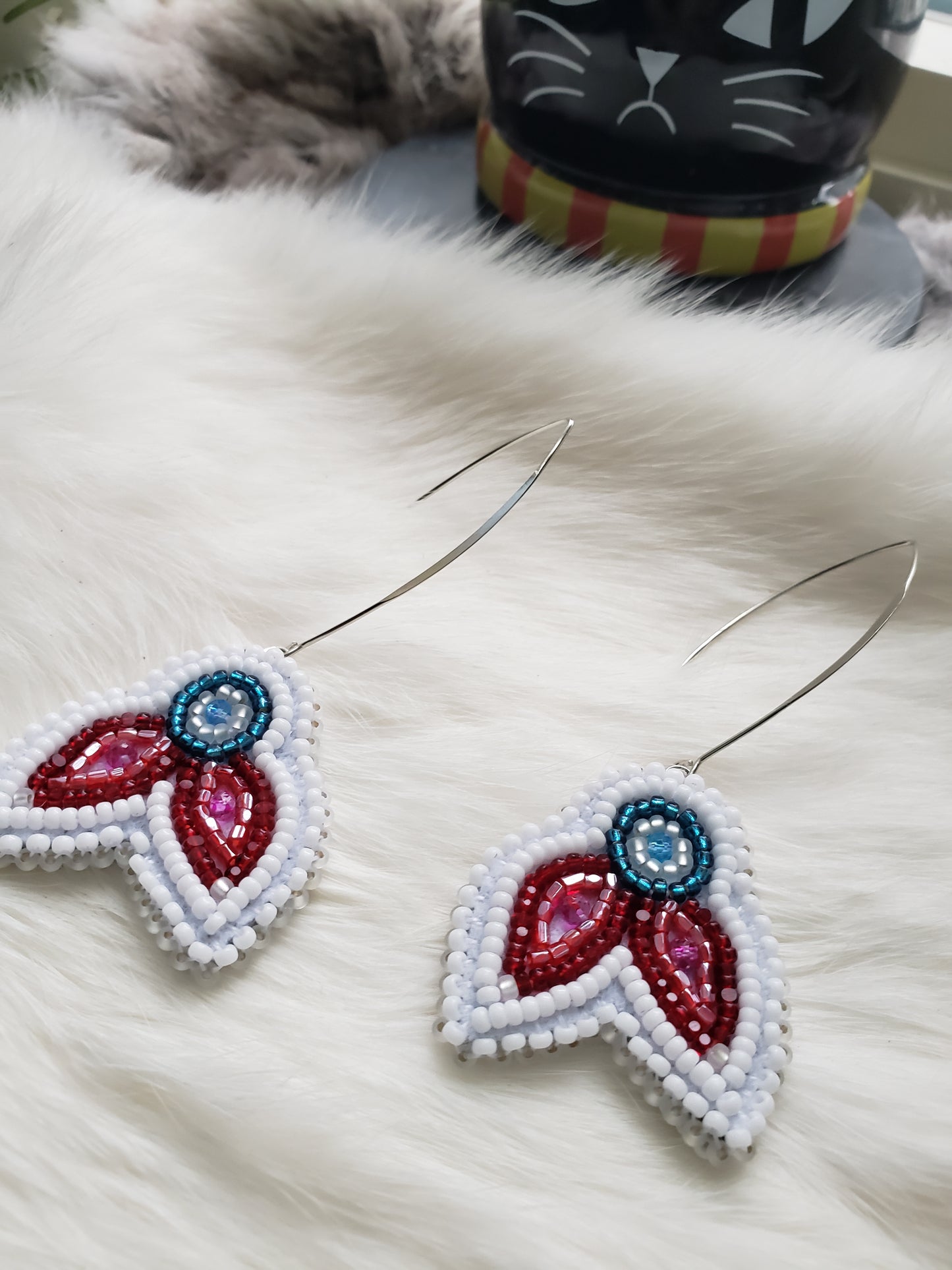 Winter Blueberry Earrings