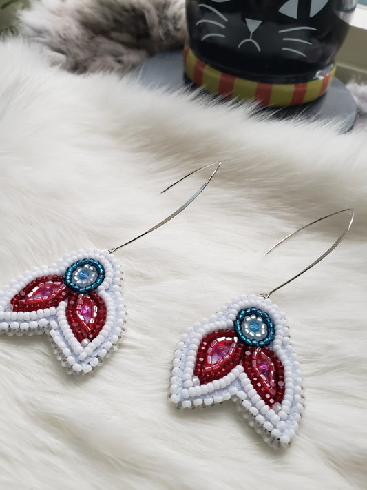 Winter Blueberry Earrings