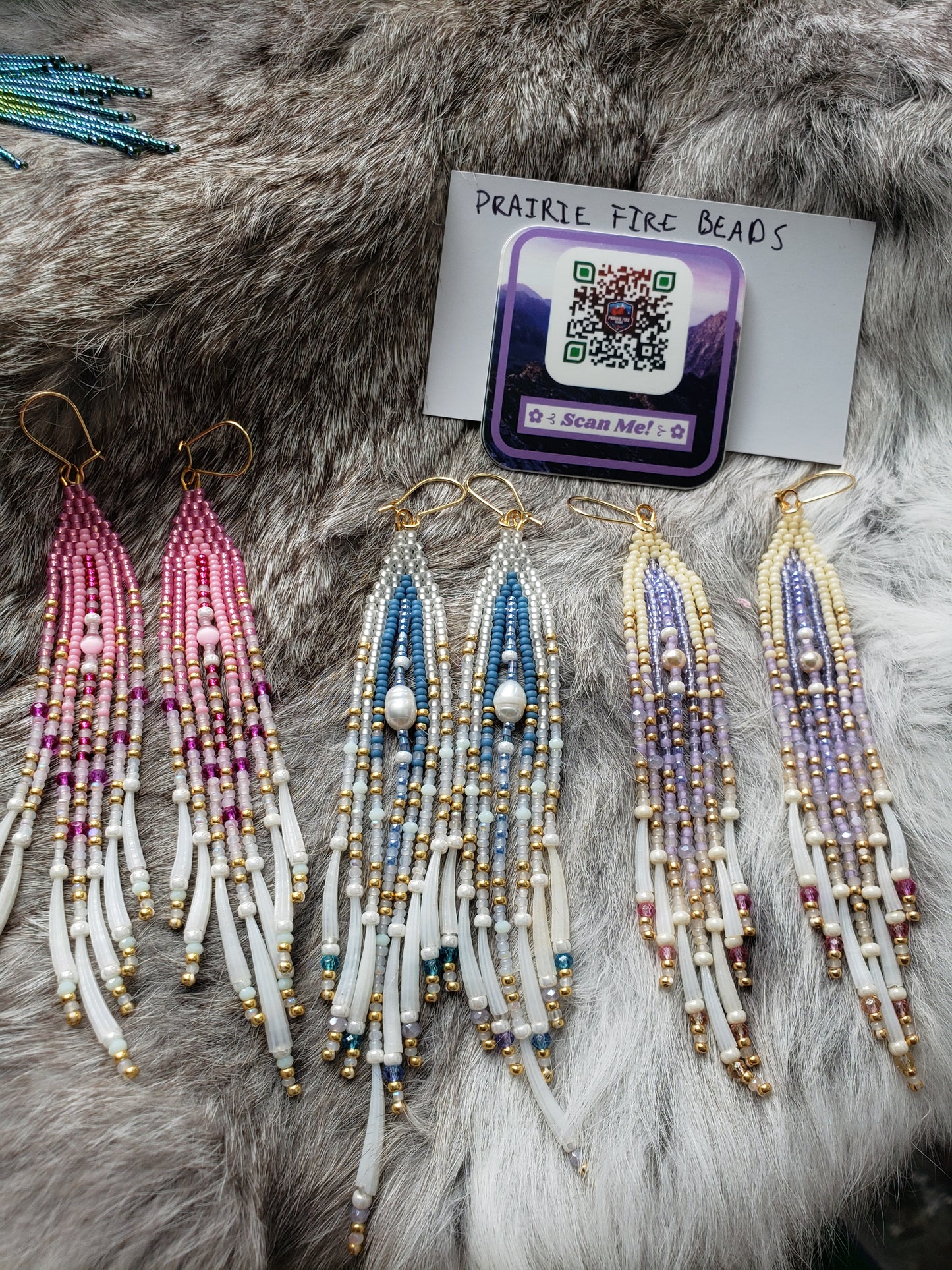 Pink Dentalium Fringe