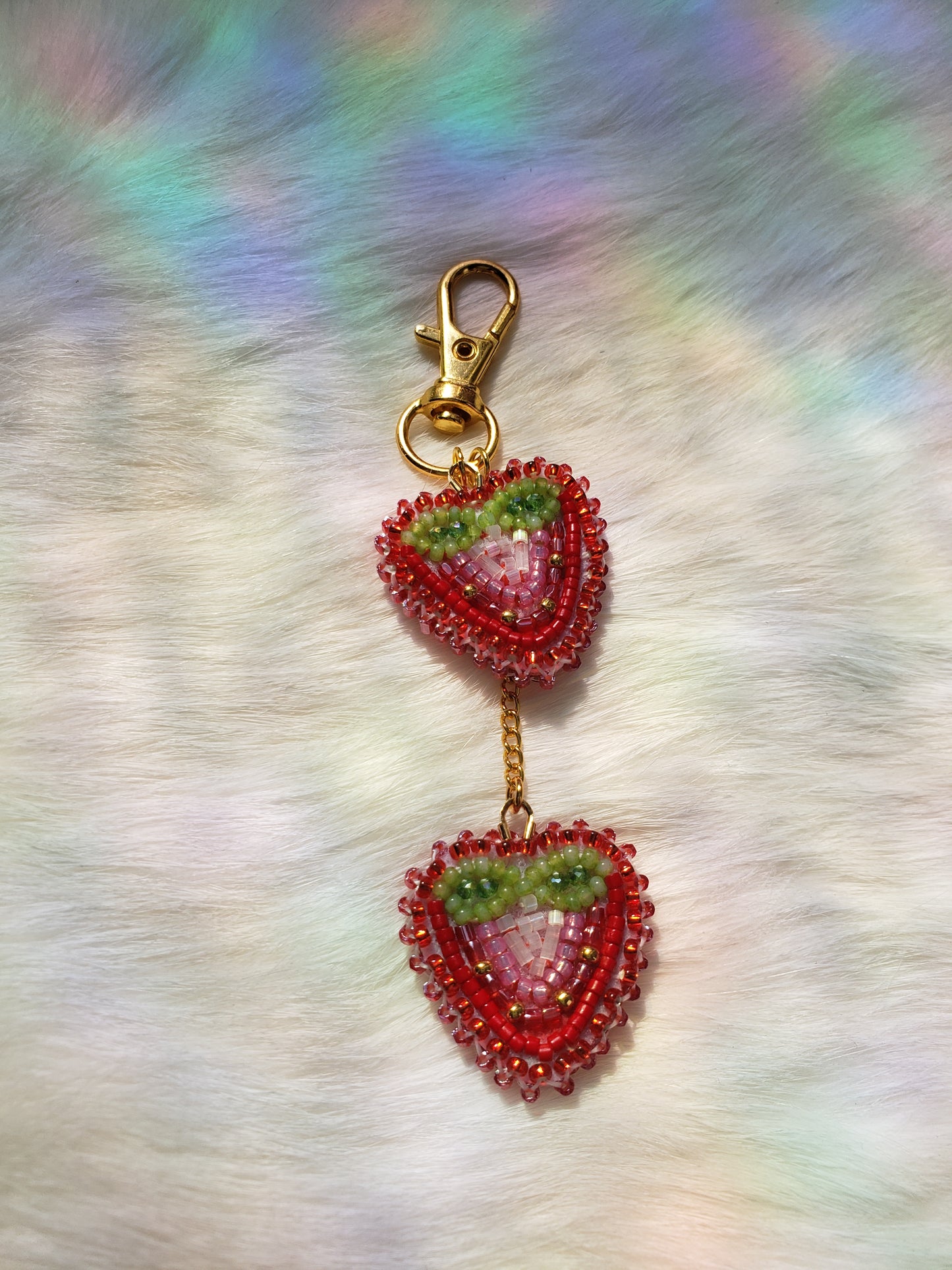 Strawberry Bag Charm