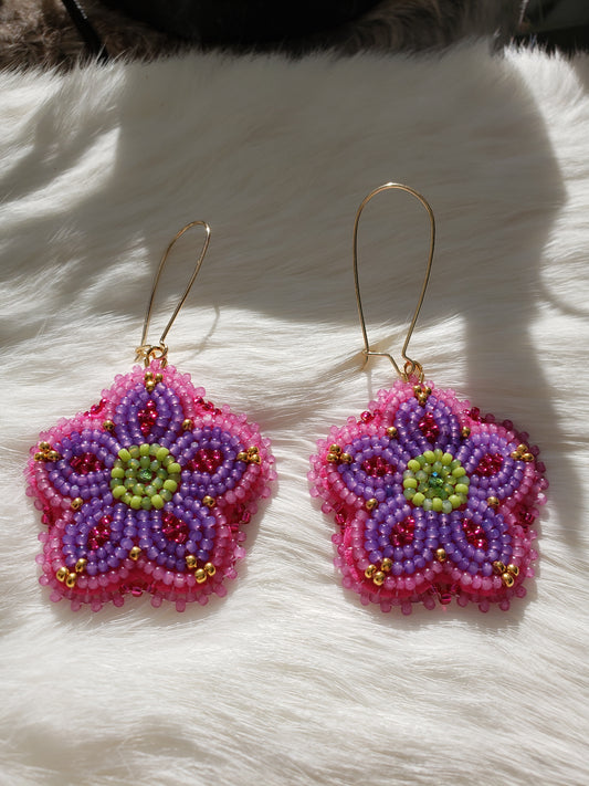 Bright Flower Earrings
