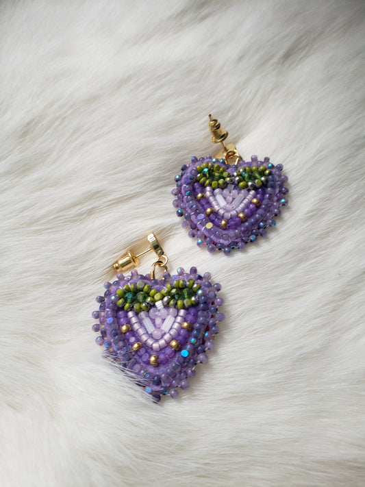 Strawberry Heart Earrings