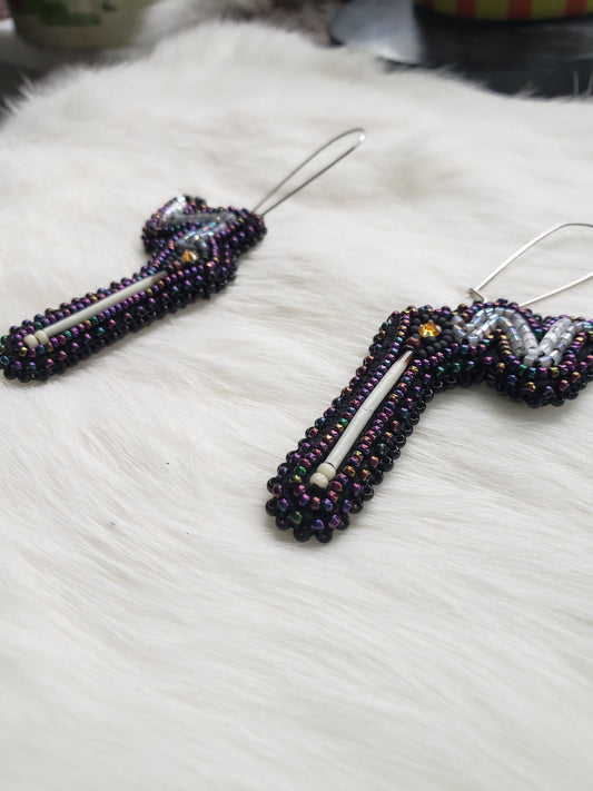 Matchstick Earrings