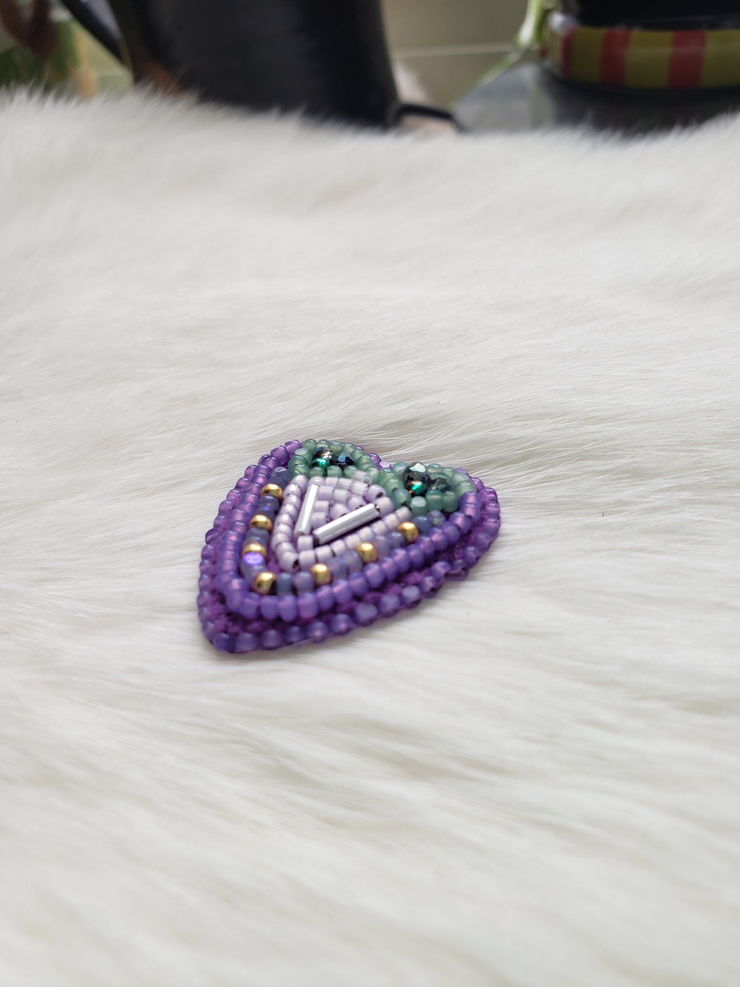 Purple Strawberry Magnet