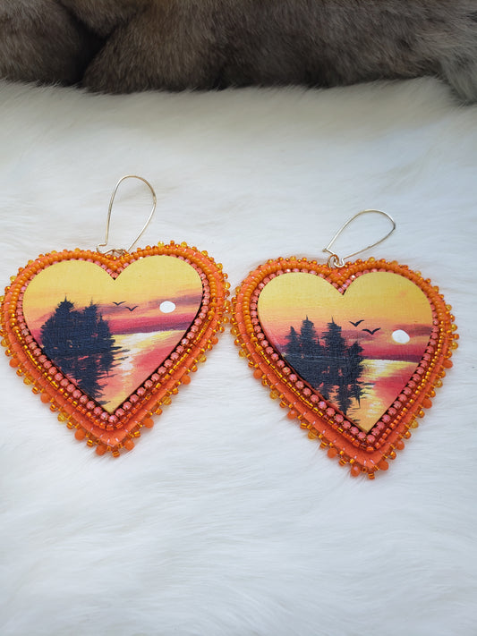 Donation Heart Earrings