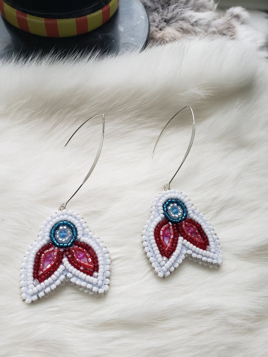 Winter Blueberry Earrings