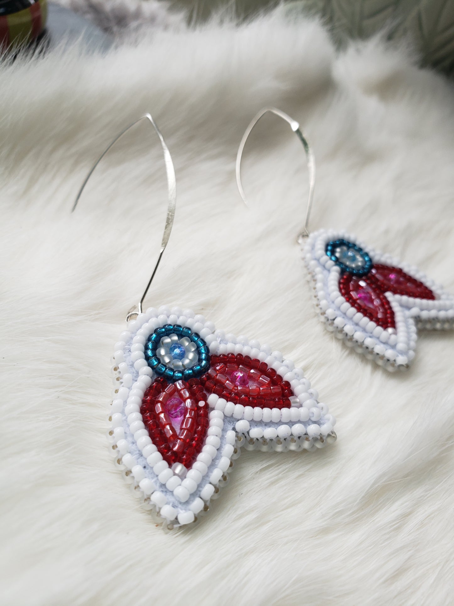 Winter Blueberry Earrings