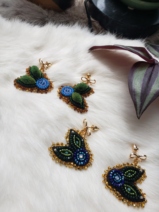 Berry Bow Earrings