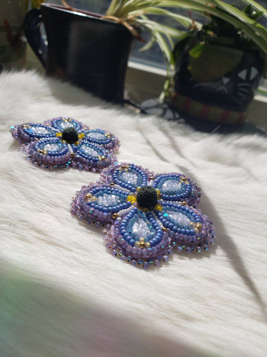 Large Forget-Me-Not Earrings