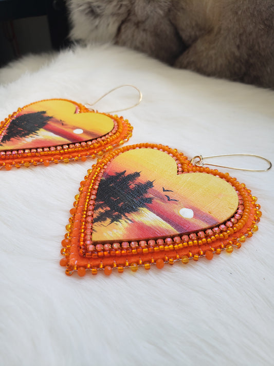 Donation Heart Earrings