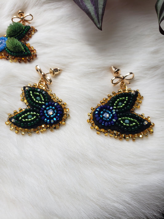 Berry Bow Earrings
