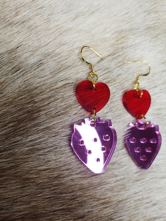 Heartberry Earrings