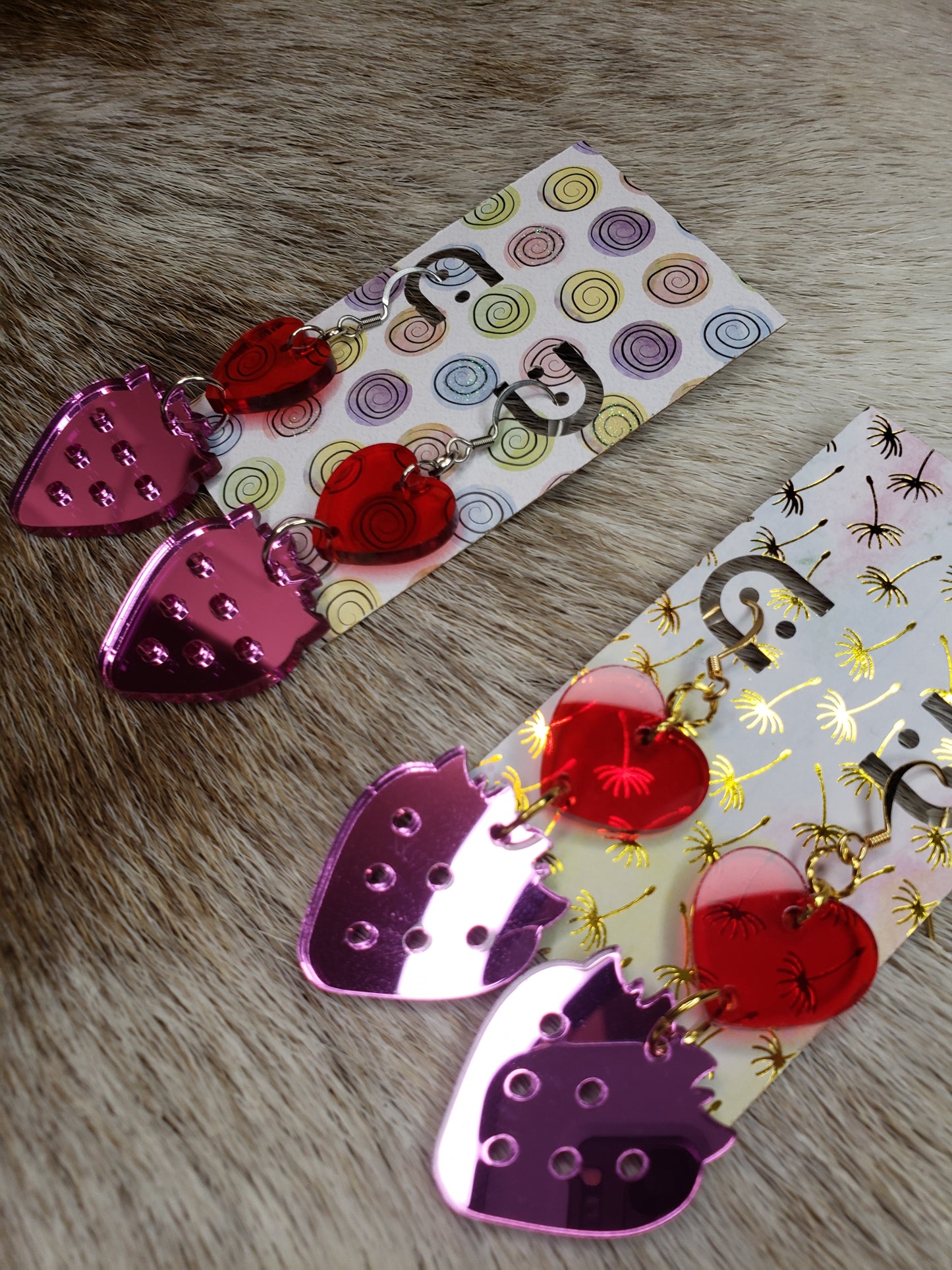 Heartberry Earrings