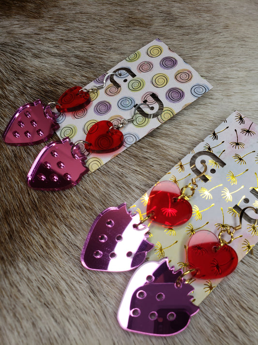 Heartberry Earrings