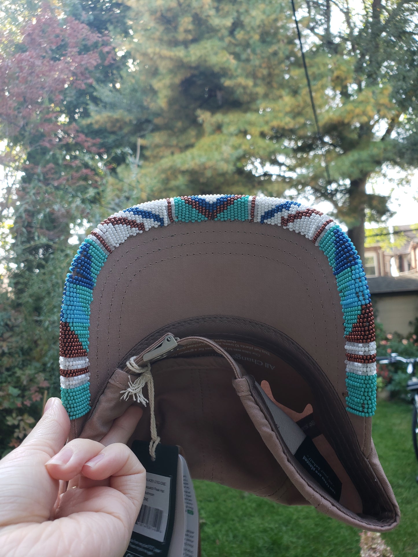 Sasquatch Beaded Hat